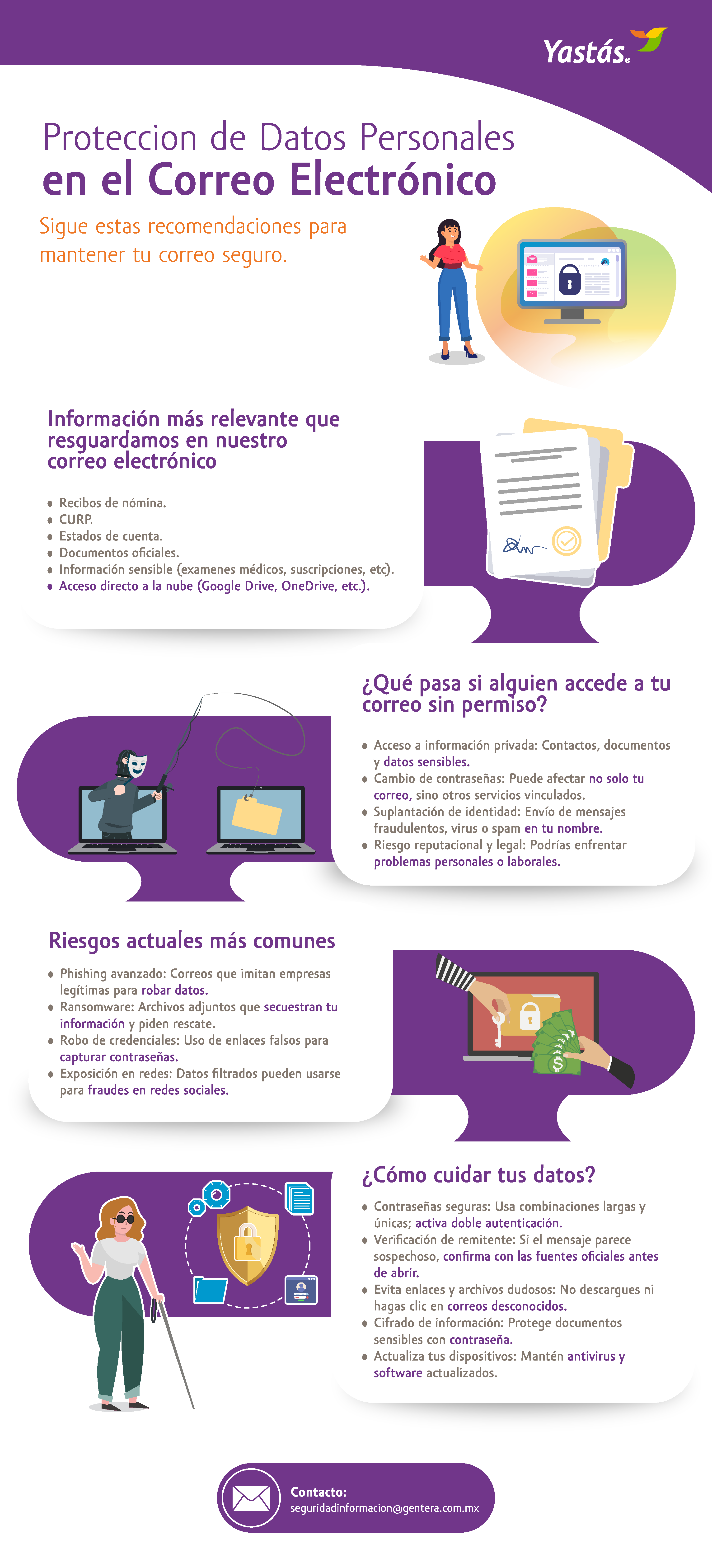 La protección de datos personales en correo electrónico