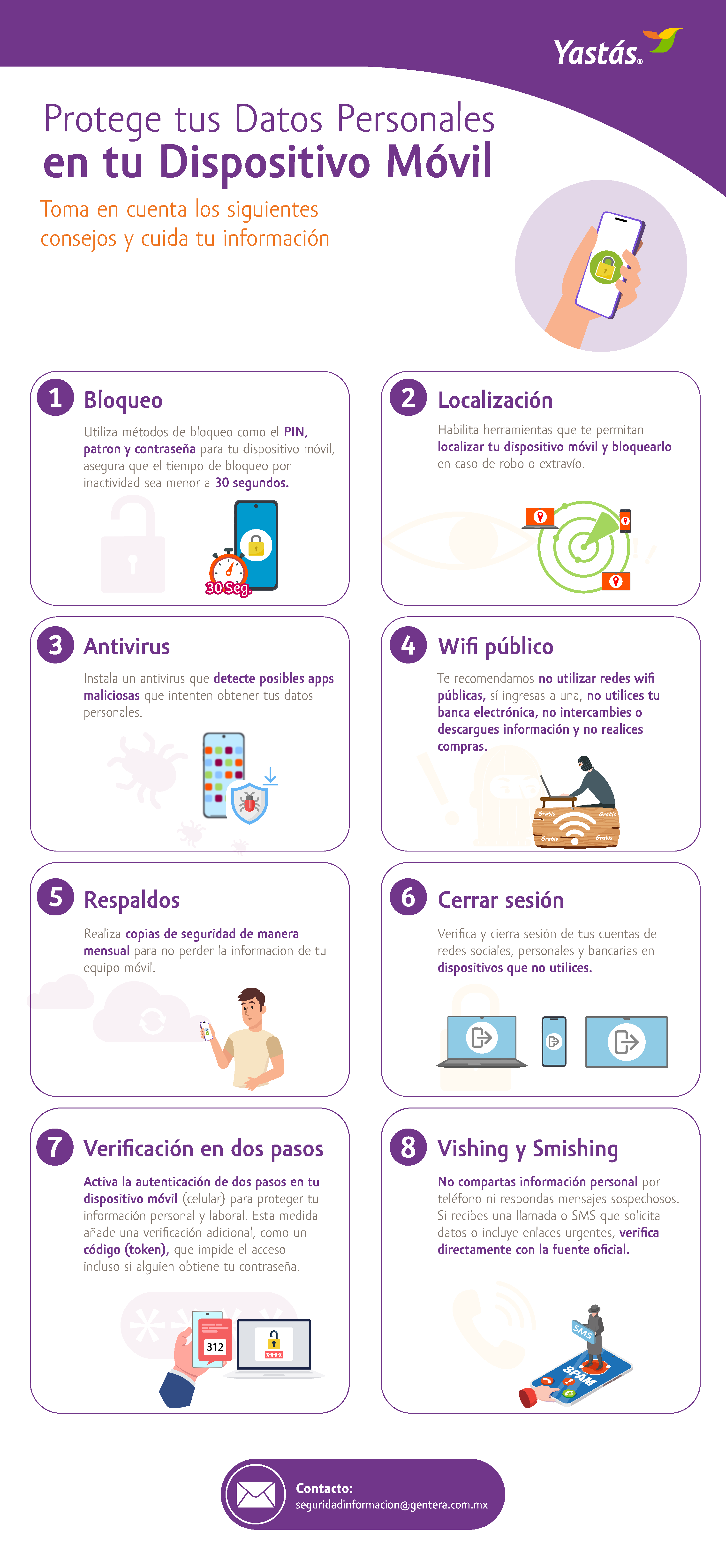 Protege tus datos personales en tu dispositivo móvil